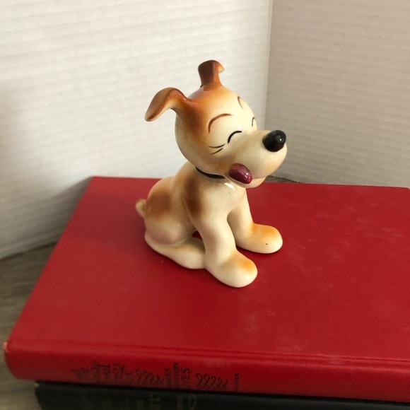Vtg Occupied Japan Ceramic Dog Figurine - Picture 2 of 14